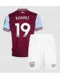 Otroške Nogometnih dresov West Ham United Edson Alvarez #19 Domači 2024-25 Kratki rokavi (+ hlače)